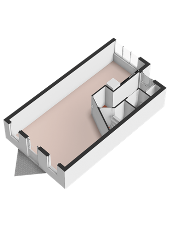 Floorplan - Visserssteeg 25, 3752 BZ Bunschoten-Spakenburg